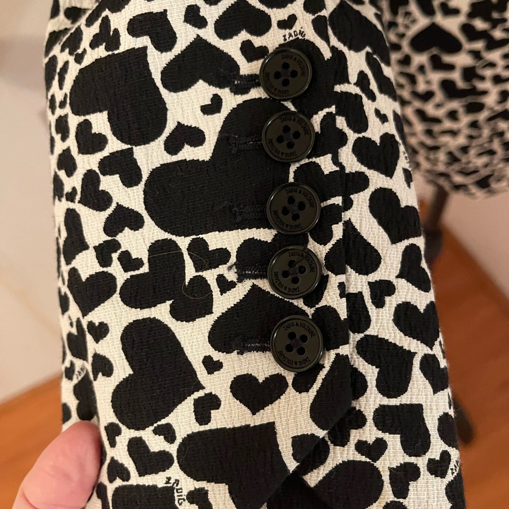 EUC Zadig & Voltaire Black Heart Blazer - Picture 8 of 11